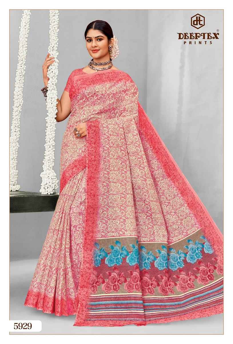 Deeptex Prints Mother India Vol 59 Cotton Saree Wholesale Online Price ( 30 pcs Catalogue )