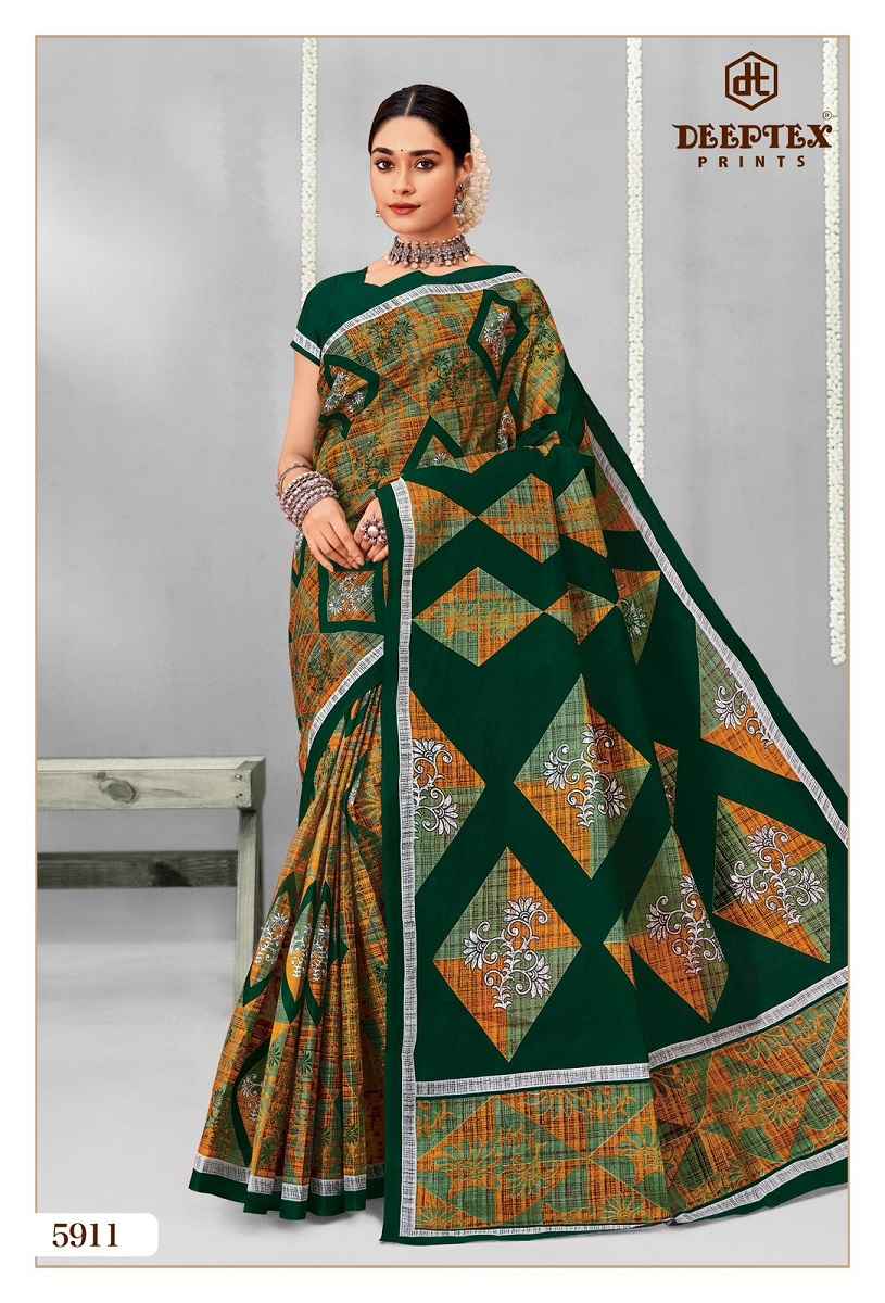 Deeptex Prints Mother India Vol 59 Cotton Saree Wholesale Online Price ( 30 pcs Catalogue )