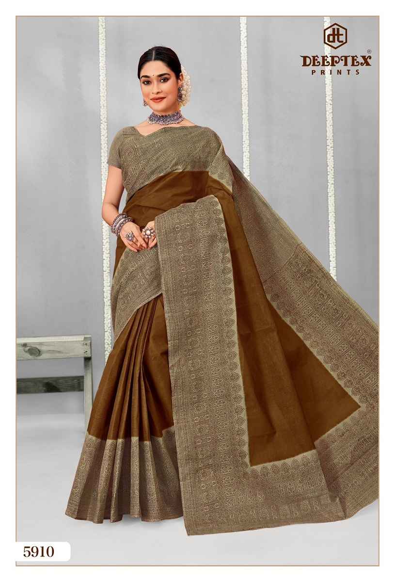 Deeptex Prints Mother India Vol 59 Cotton Saree Wholesale Online Price ( 30 pcs Catalogue )