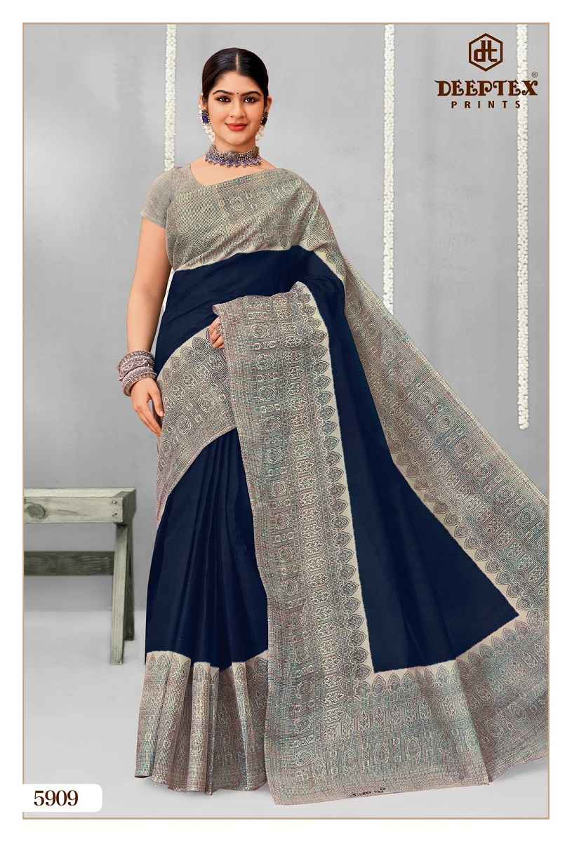 Deeptex Prints Mother India Vol 59 Cotton Saree Wholesale Online Price ( 30 pcs Catalogue )