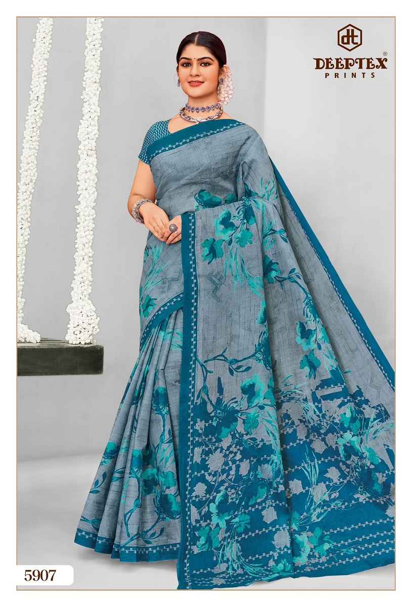 Deeptex Prints Mother India Vol 59 Cotton Saree Wholesale Online Price ( 30 pcs Catalogue )
