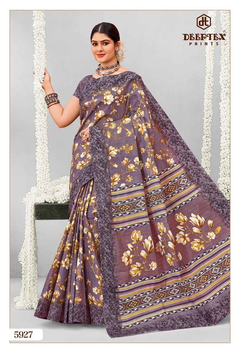 Deeptex Prints Mother India Vol 59 Cotton Saree Wholesale Online Price ( 30 pcs Catalogue )