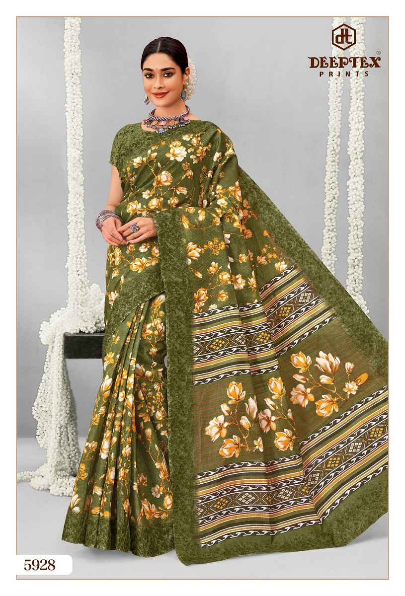 Deeptex Prints Mother India Vol 59 Cotton Saree Wholesale Online Price ( 30 pcs Catalogue )