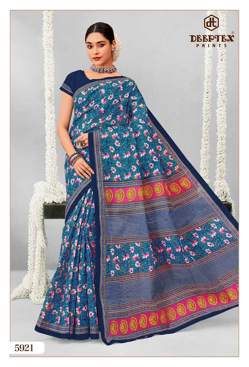 Deeptex Prints Mother India Vol 59 Cotton Saree Wholesale Online Price ( 30 pcs Catalogue )