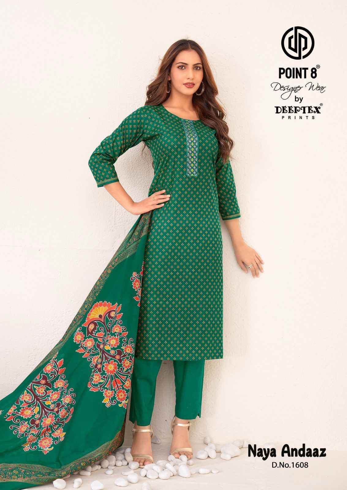 Deeptex Prints Naya Andaaz Vol 16 Cotton Readymade Suits Wholesale Price ( 10 pcs Catalogue )