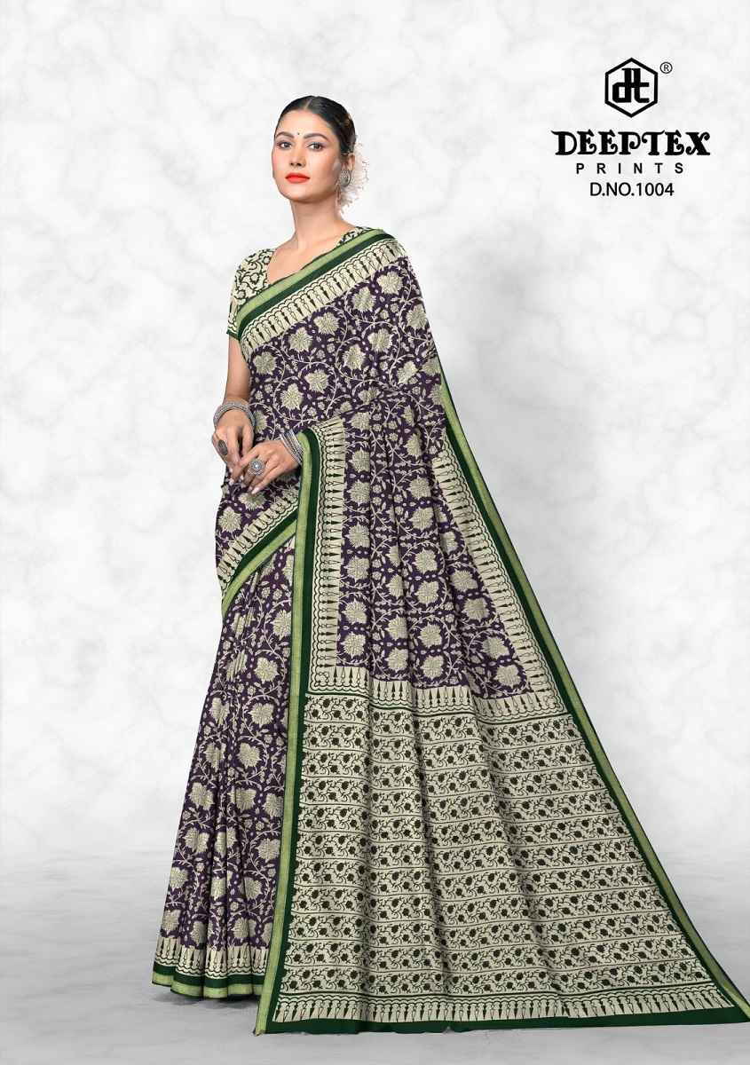 Deeptex Prints Pinky City Vol 1 Pure Cotton Saree Wholesale Price ( 10 Pcs Catalogue )