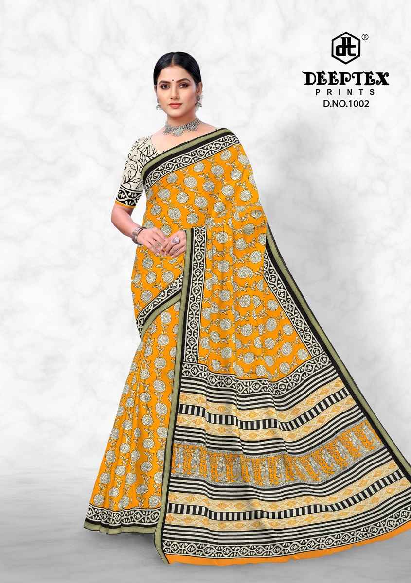 Deeptex Prints Pinky City Vol 1 Pure Cotton Saree Wholesale Price ( 10 Pcs Catalogue )