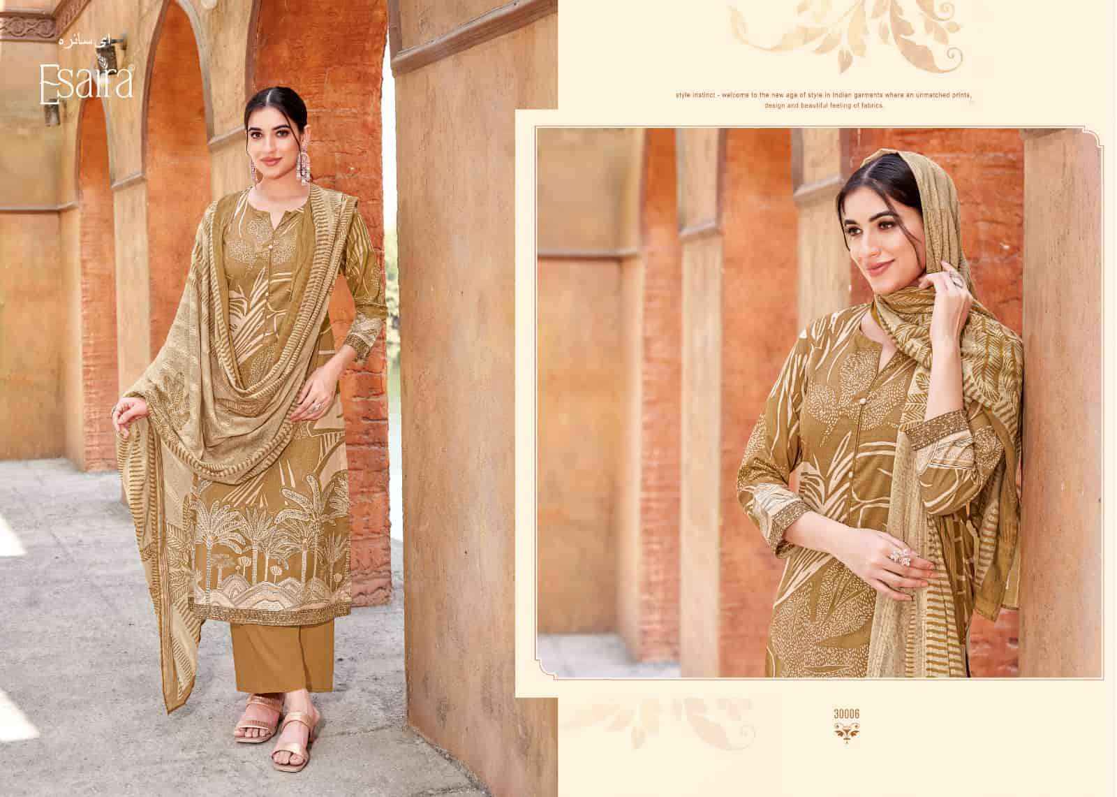 Esaira Zryan Digital Printed Cotton Dress Material Wholesale Online Price ( 8 Pcs Catalogue )