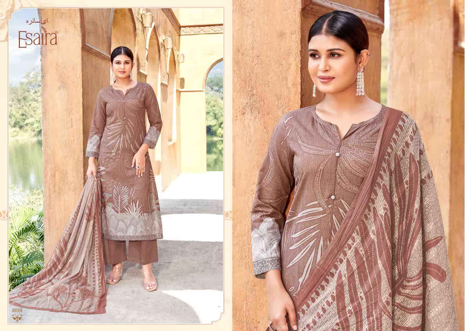 Esaira Zryan Digital Printed Cotton Dress Material Wholesale Online Price ( 8 Pcs Catalogue )