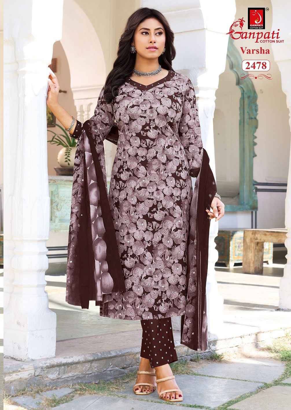 Ganpati Varsha Vol-14 Pure Cotton Readymade Suits Wholesale Price ( 12 Pcs Catalogue )