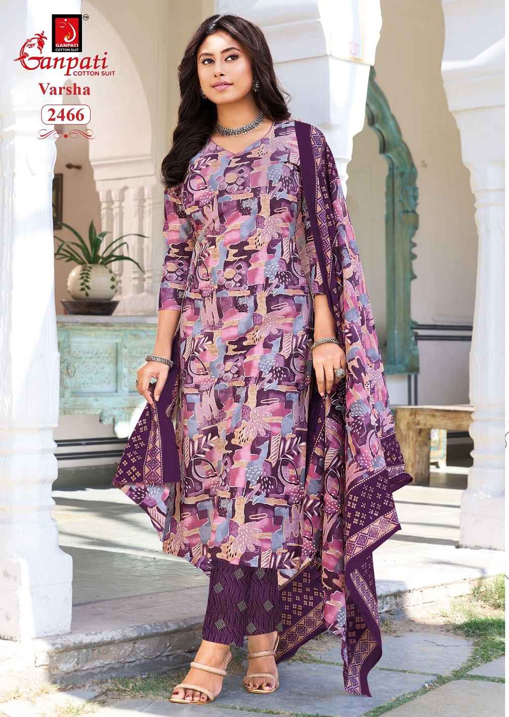 Ganpati Varsha Vol-14 Pure Cotton Readymade Suits Wholesale Price ( 12 Pcs Catalogue )