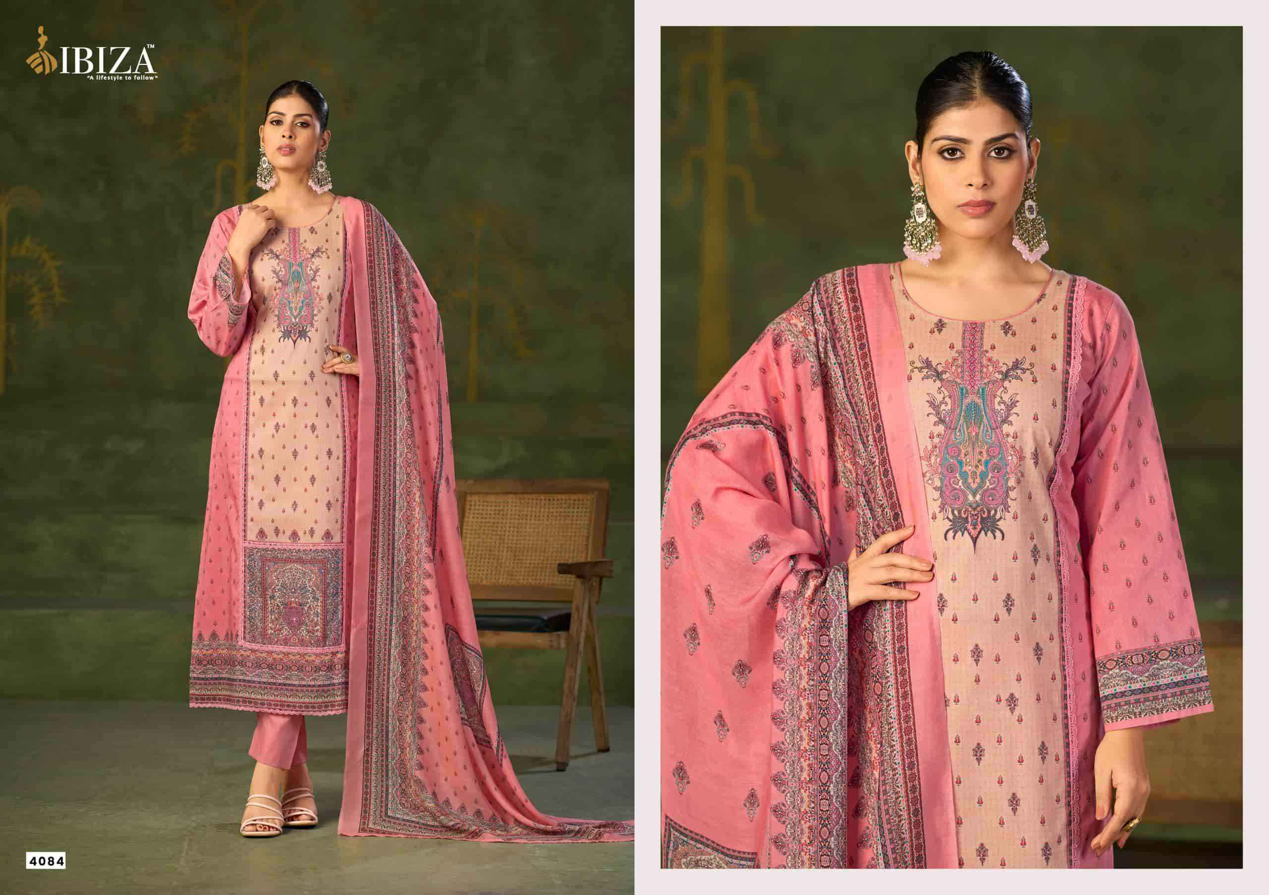 Ibiza Manha Cotton Digital Printed Dress Material Wholesale Collection ( 4 Pcs Catalog )