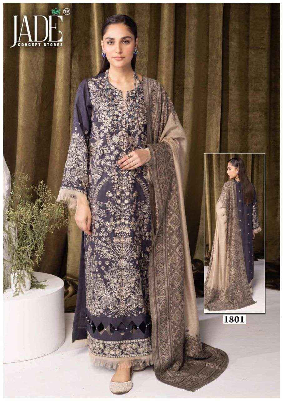 Jade Bin Saeed Heavy Luxury Vol 18 Readymade Lawn Cotton Dress Collection ( 6 Pcs Catalog )