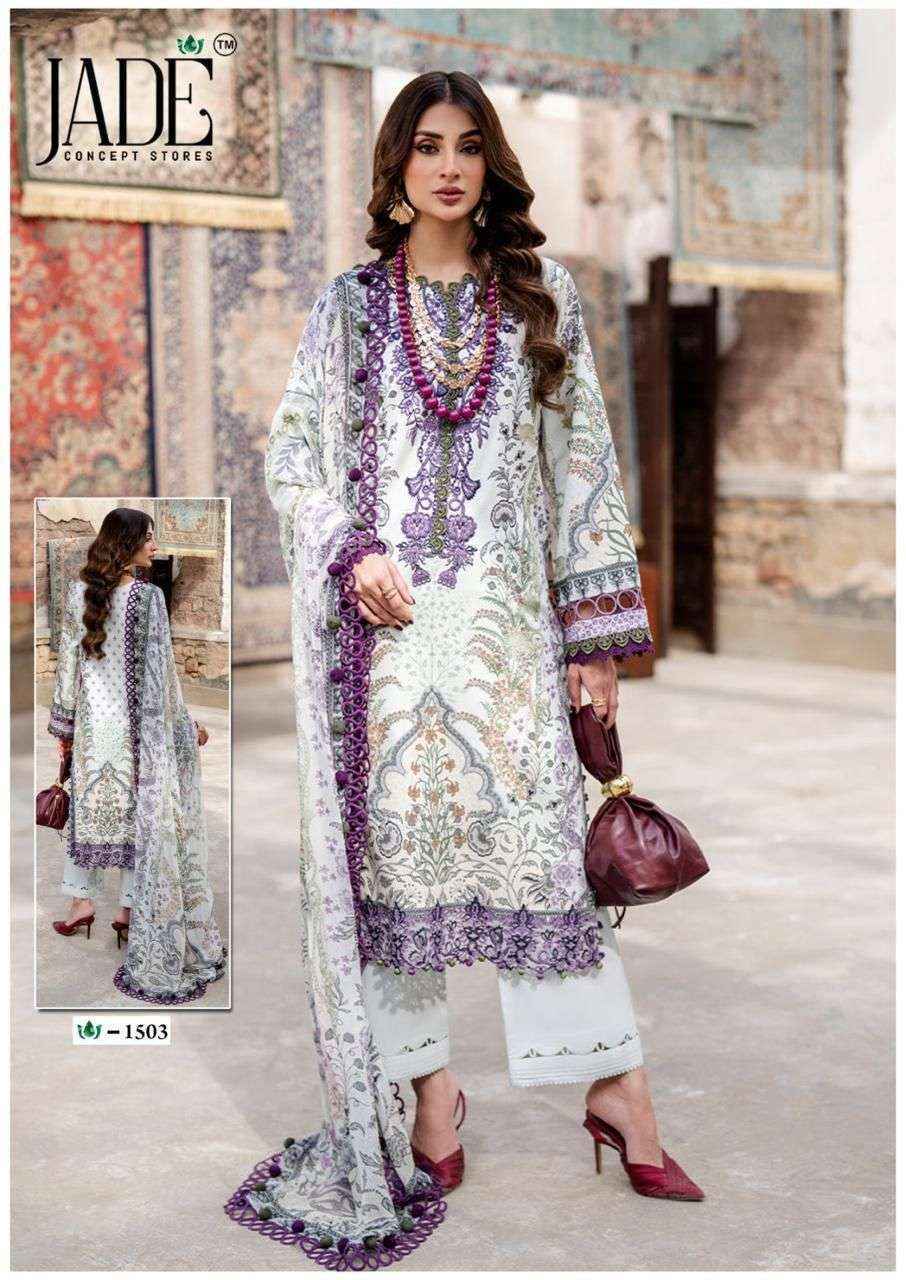 Jade Crimson Vol 15 Lawn Cotton Dress Material Wholesale Collection ( 6 Pcs Catalog )