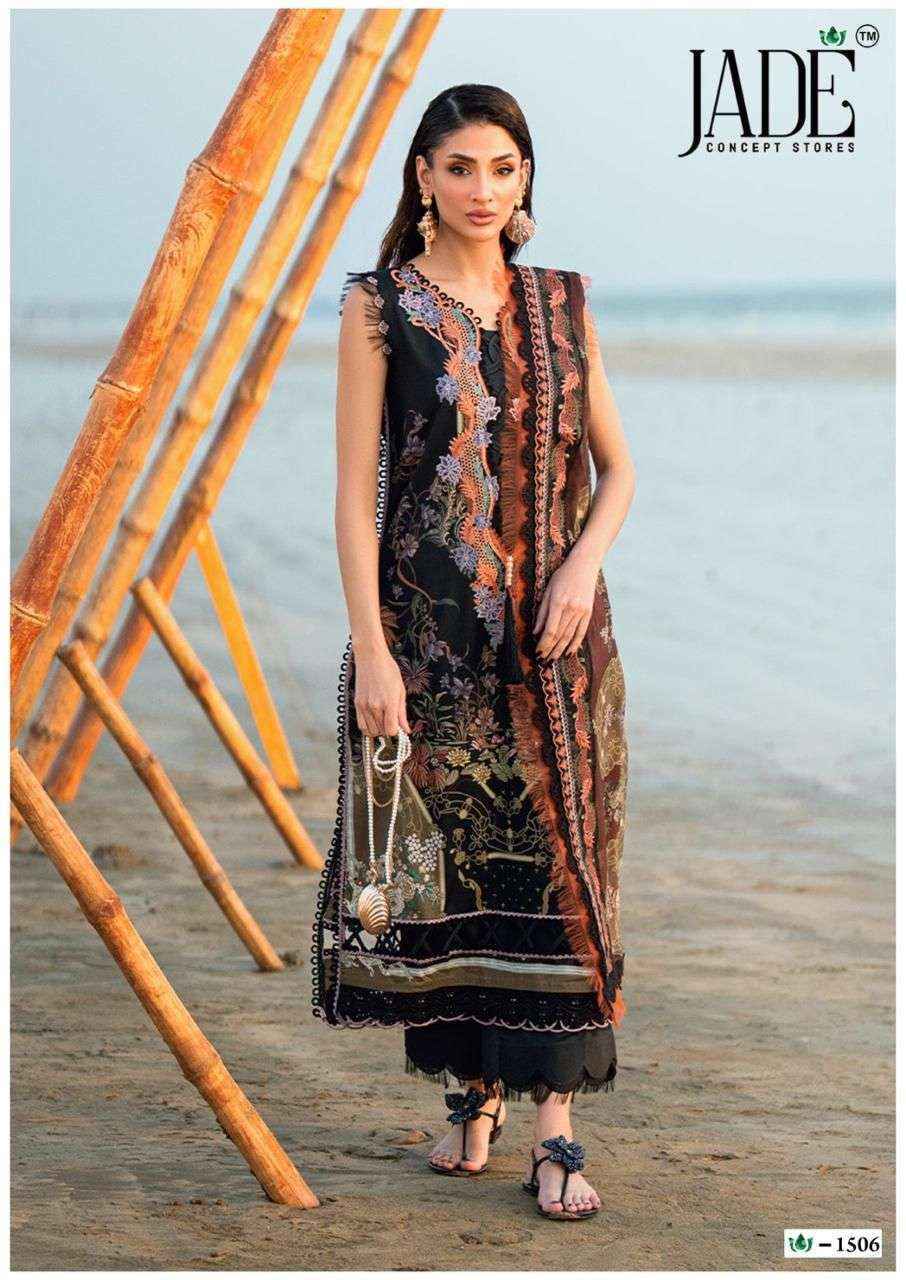 Jade Crimson Vol 15 Lawn Cotton Dress Material Wholesale Collection ( 6 Pcs Catalog )
