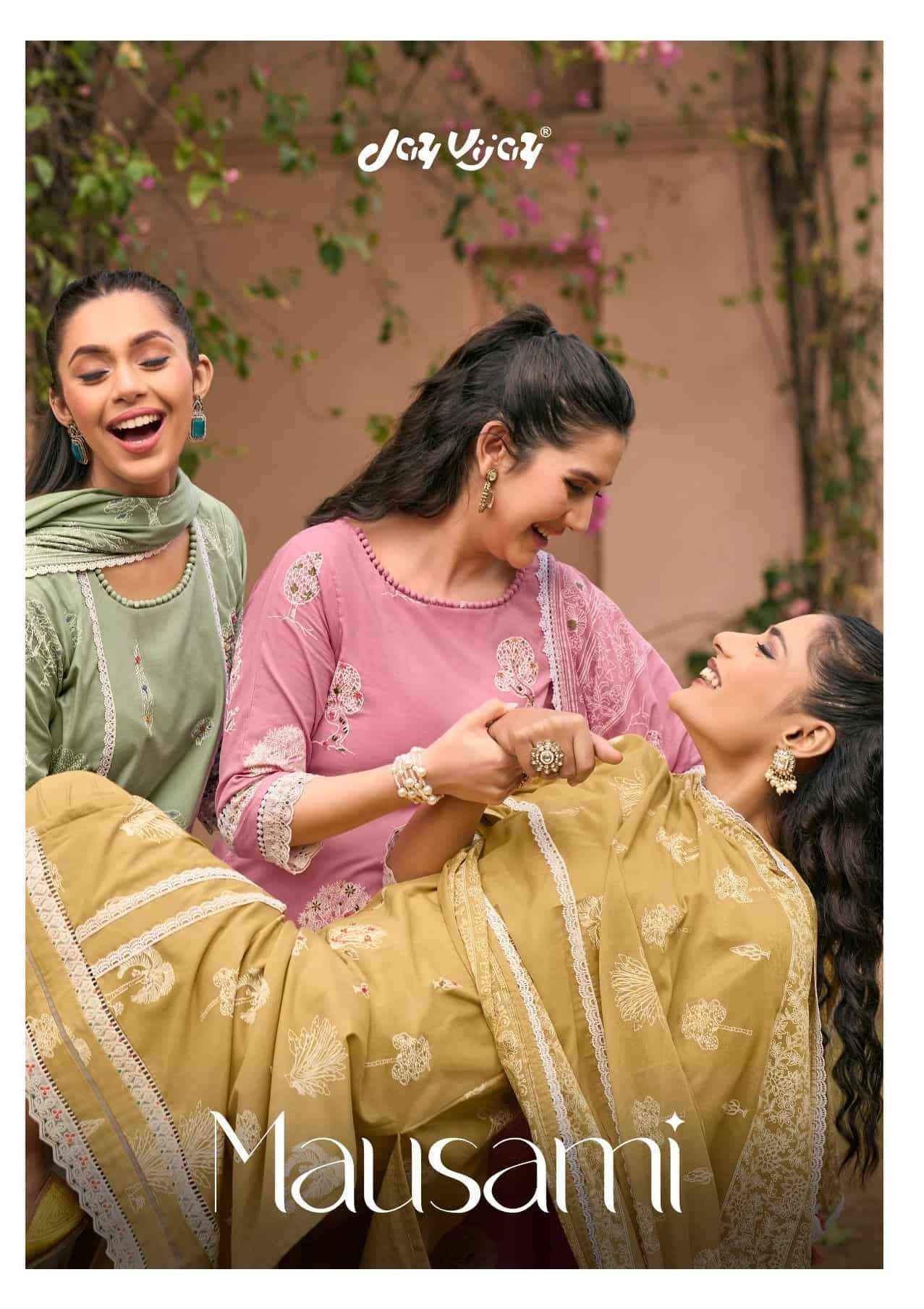 Jay Vijay Mausami Pure Cotton Premium Designs Suit Wholesale Collection ( 6 Pcs Catalog )