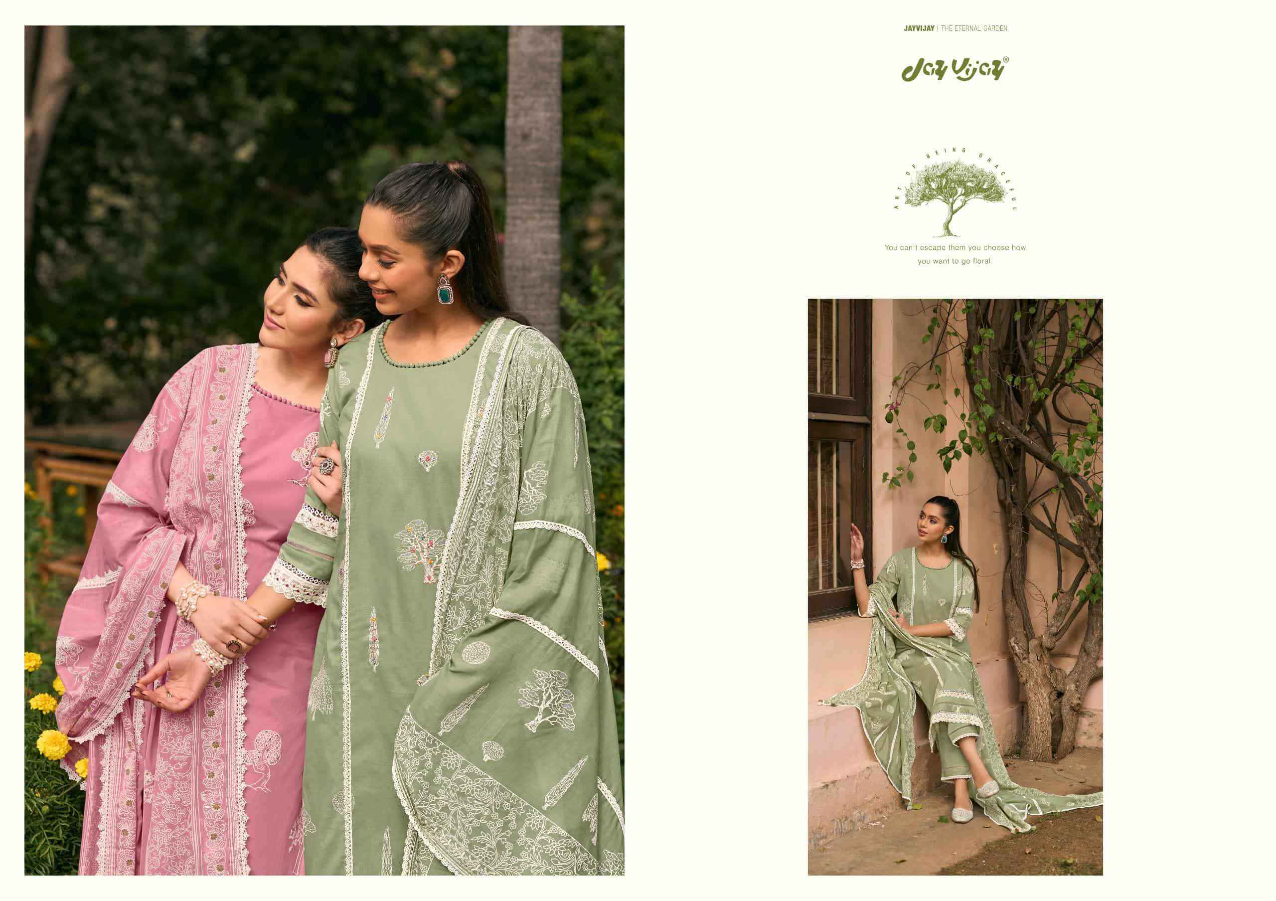 Jay Vijay Mausami Pure Cotton Premium Designs Suit Wholesale Collection ( 6 Pcs Catalog )