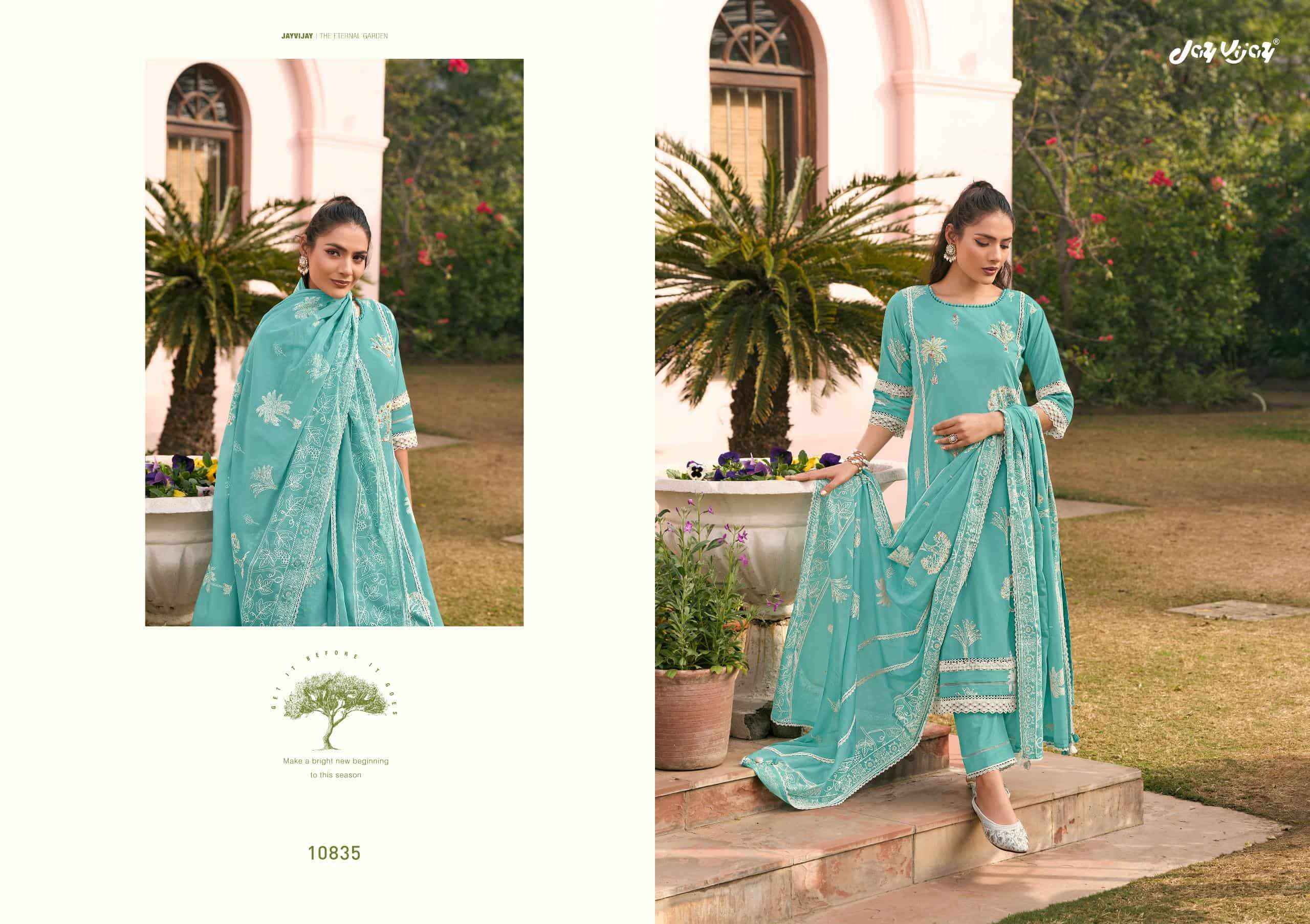 Jay Vijay Mausami Pure Cotton Premium Designs Suit Wholesale Collection ( 6 Pcs Catalog )
