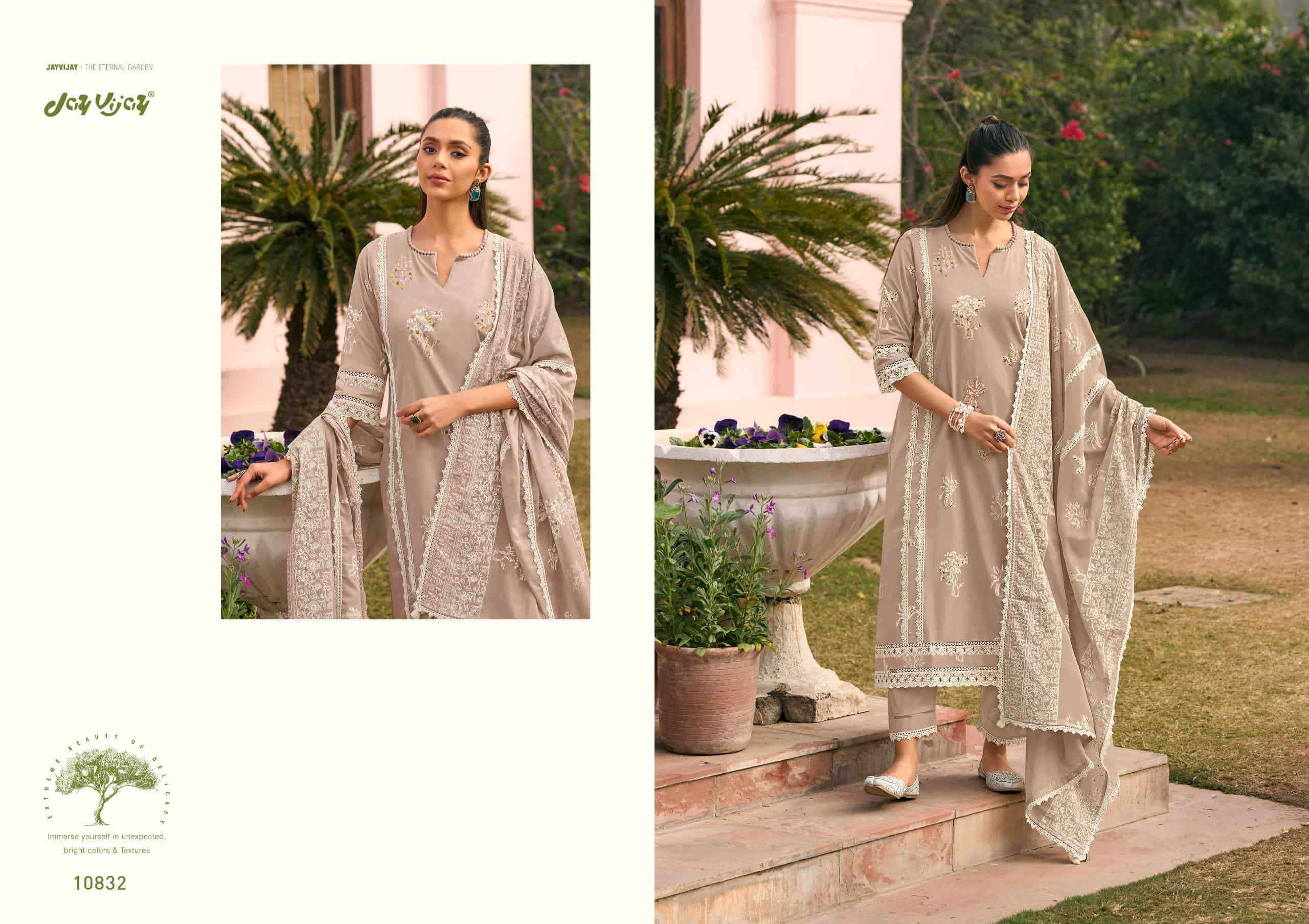 Jay Vijay Mausami Pure Cotton Premium Designs Suit Wholesale Collection ( 6 Pcs Catalog )