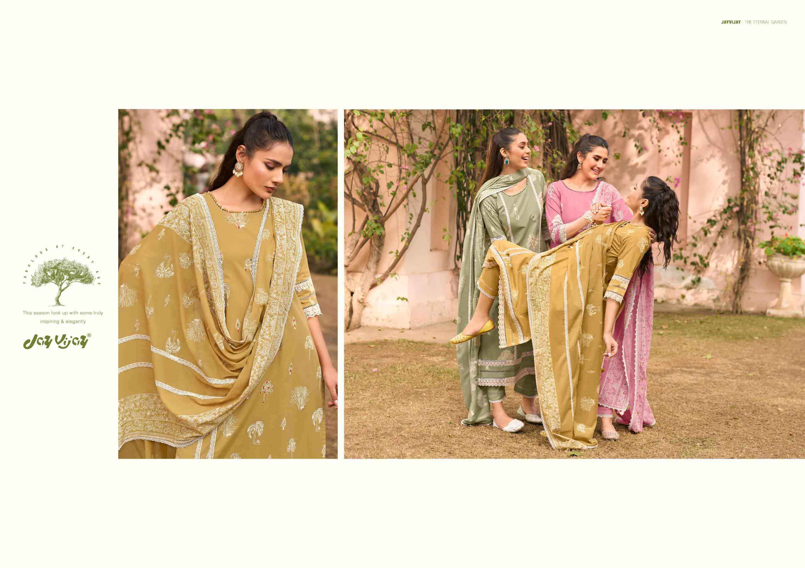 Jay Vijay Mausami Pure Cotton Premium Designs Suit Wholesale Collection ( 6 Pcs Catalog )