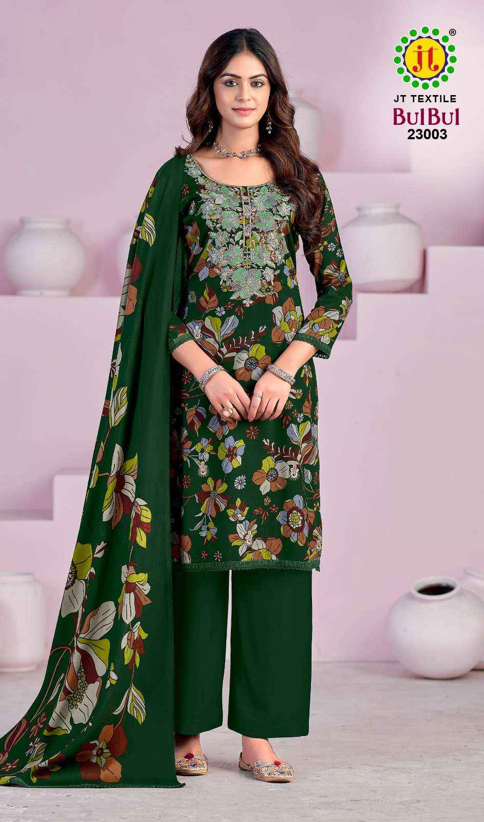 Jt Bulbul Vol 23 Rayon Dress Material Wholesale Online Price ( 5 Pcs Catalogue )