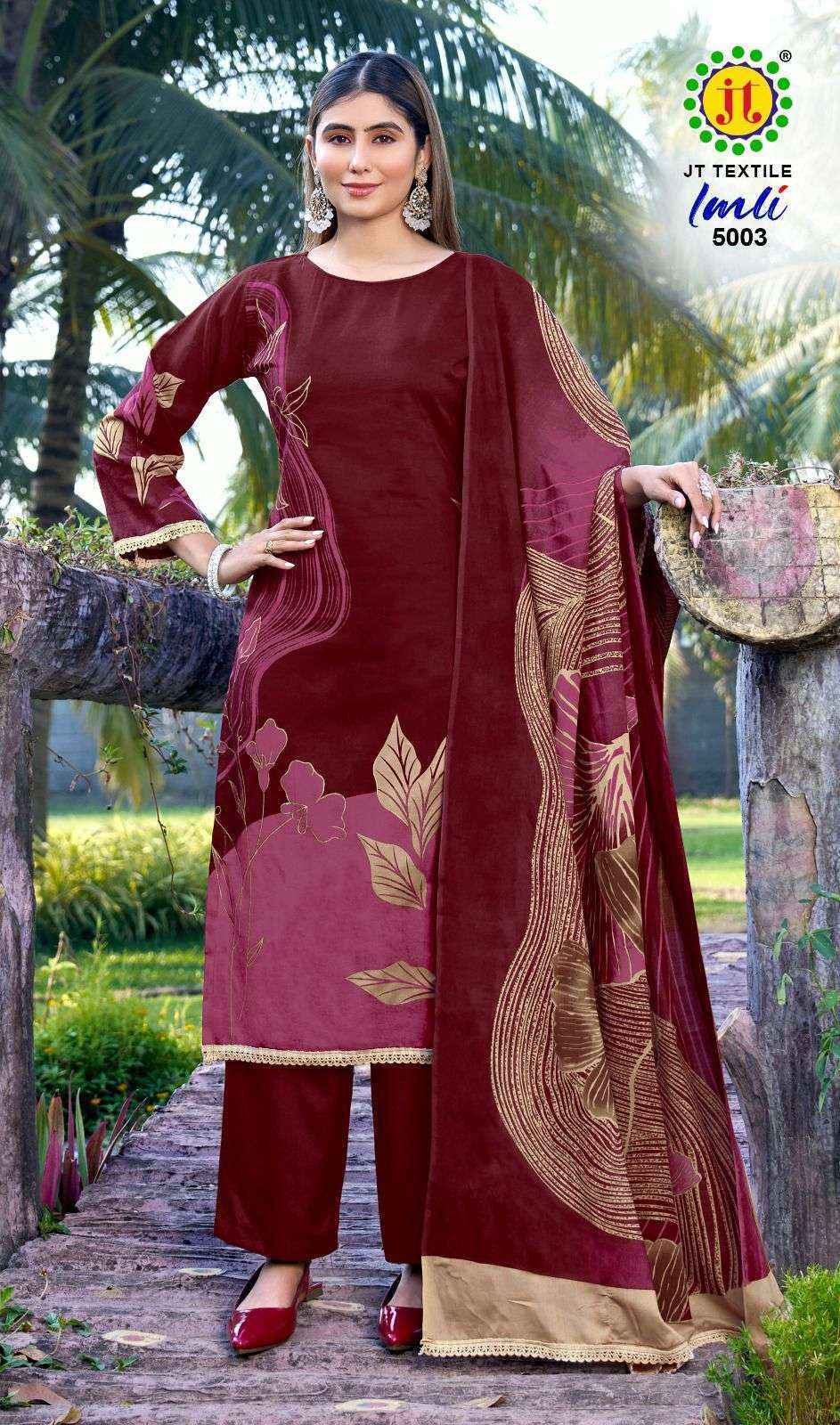 Jt Imli Vol 5 Rayon Dress Material Catalogue wholesale Online Shopping ( 5 pcs Catalogue )