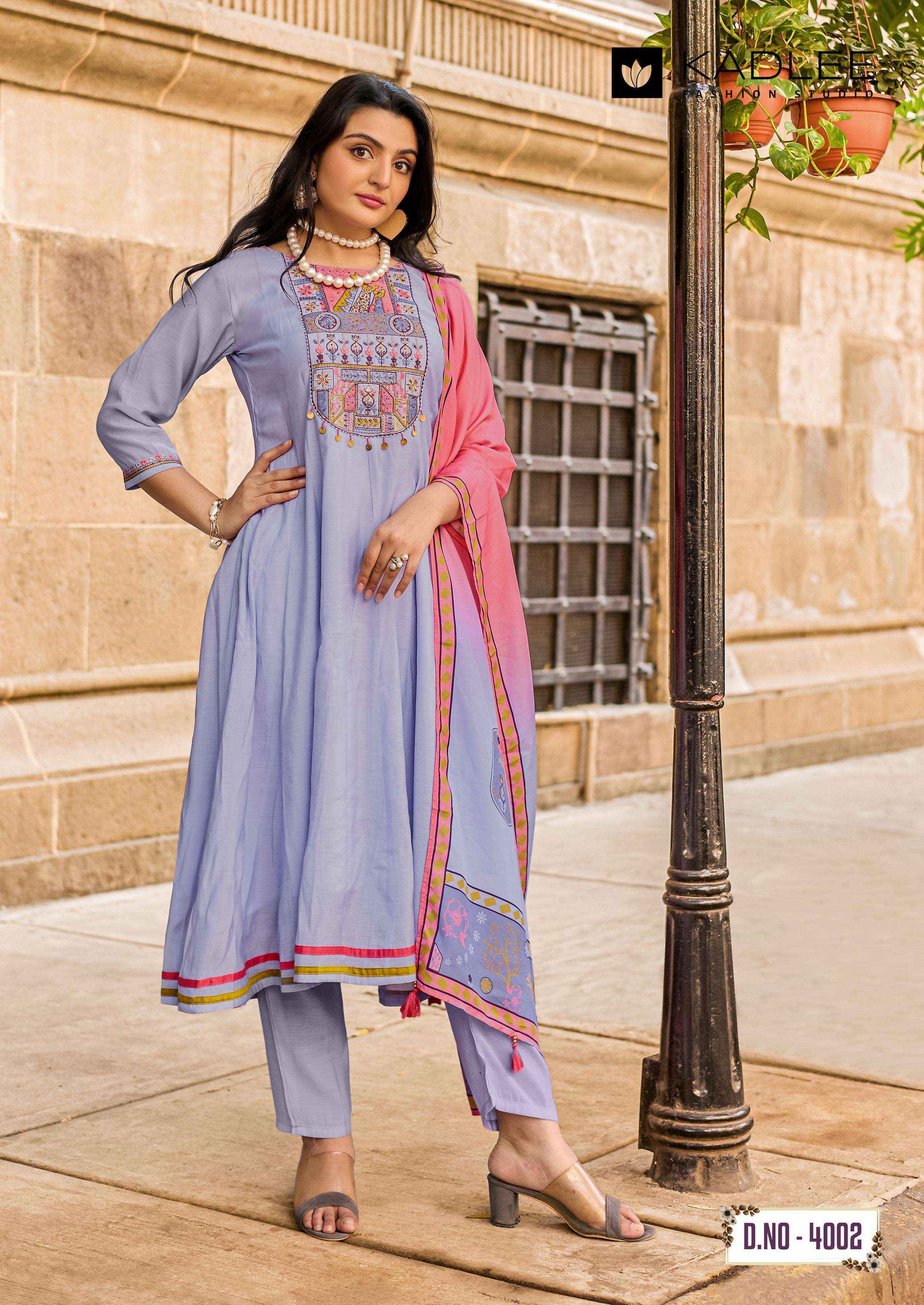 Kadlee Roopam Chanderi Kurti Combo Collection ( 5 Pcs Catalog )