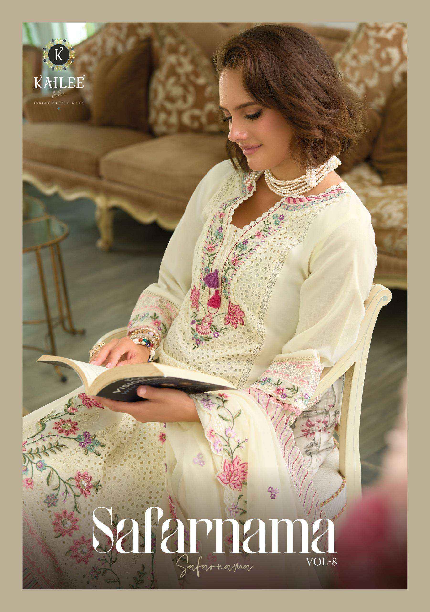Kailee Fashion Safarnama Vol 8 Cotton Kurti Combo Collection ( 4 Pcs Catalog )