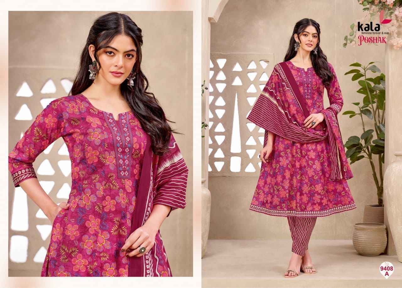Kala Anarkali Vol 3 Readymade Cotton Dress Collection ( 8 Pcs Catalog )
