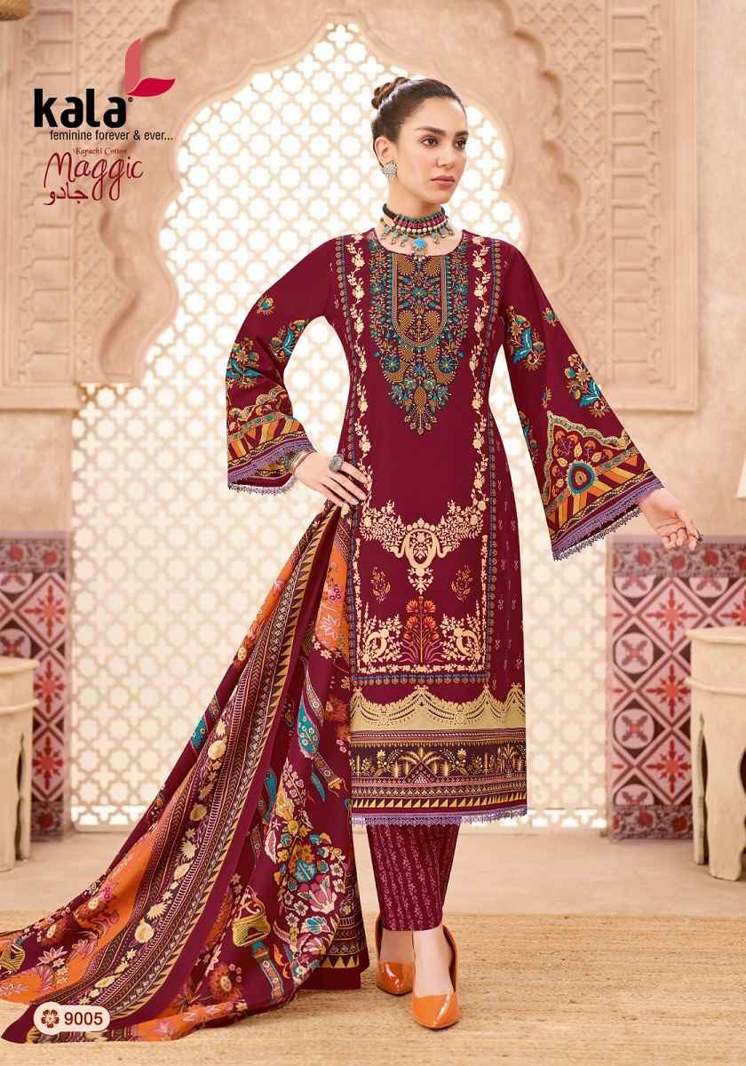Kala Fashion Maggic Vol-24 Karachi Wholesale Dress Material Online Price ( 12 Pcs Catalogue )