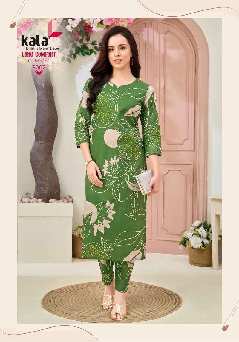 Kala Long Comfort Vol 1 Cotton Co Ord Set Collection ( 12 Pcs Catalog )