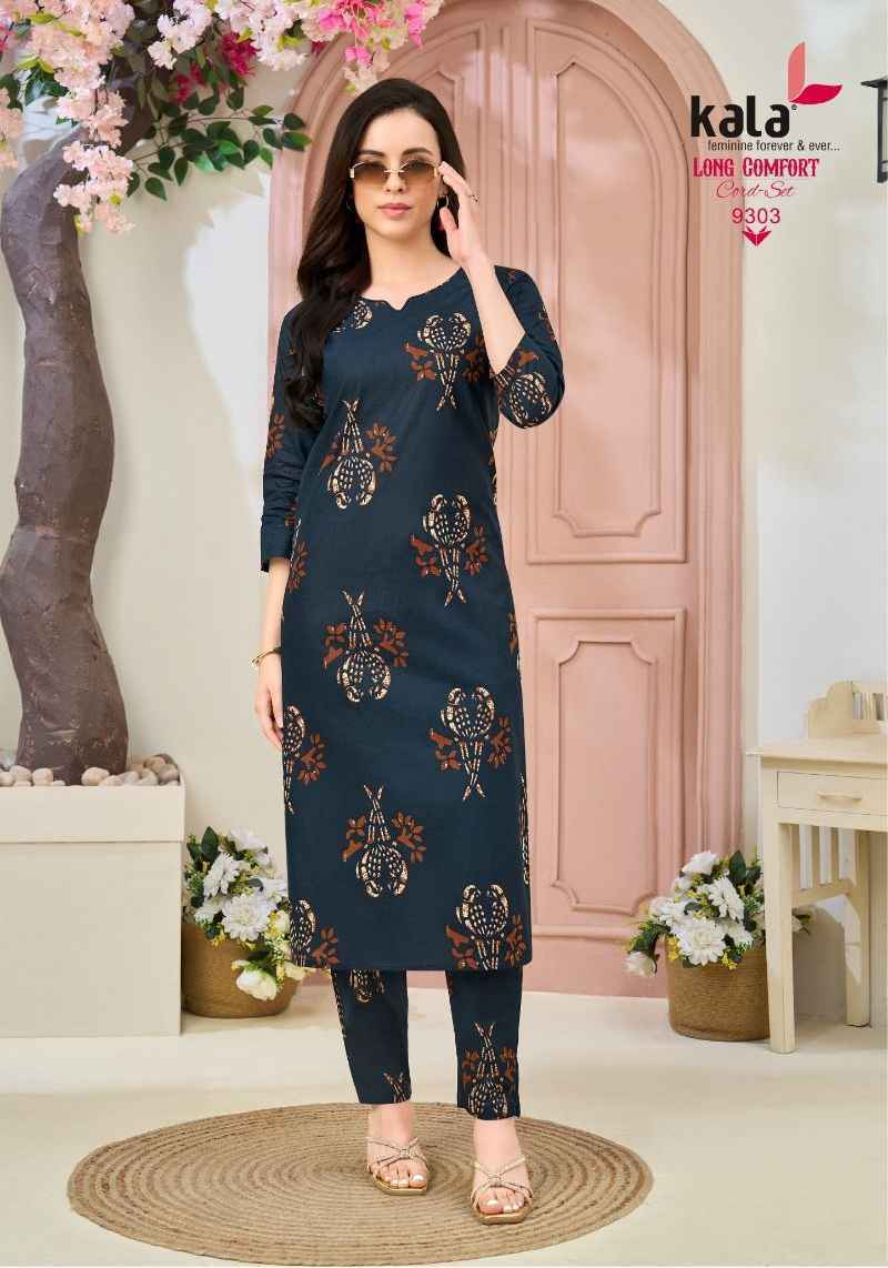 Kala Long Comfort Vol 1 Cotton Co Ord Set Collection ( 12 Pcs Catalog )