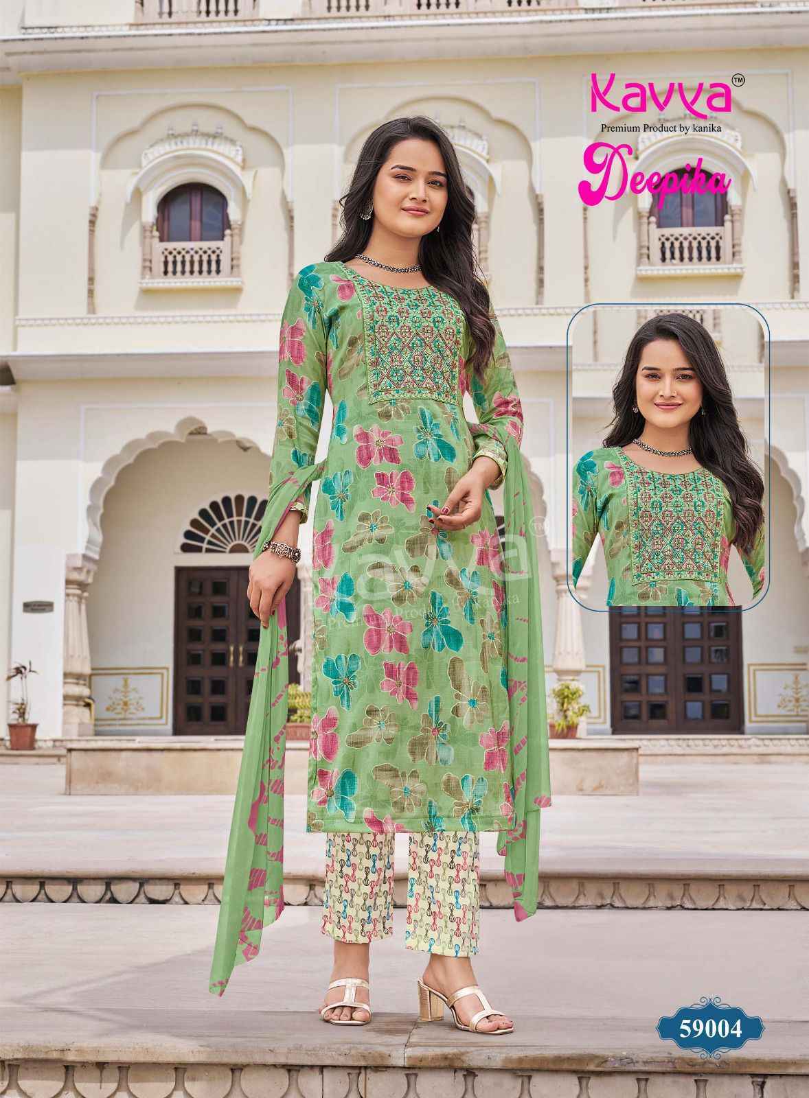 Kavya Deepika Vol 59 Capsule Readymade Suits Wholesale Surat ( 10 pcs Catalogue )