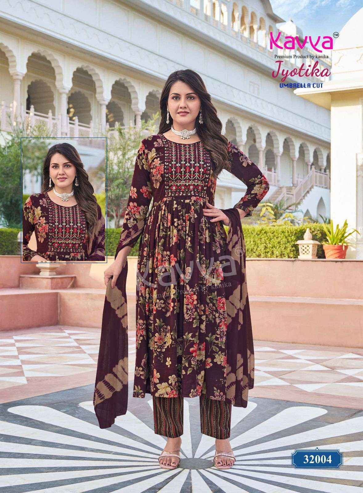 Kavya Jyotika Vol 32 Capsule Readymade Suits Wholesale Price ( 10 Pcs Catalogue )