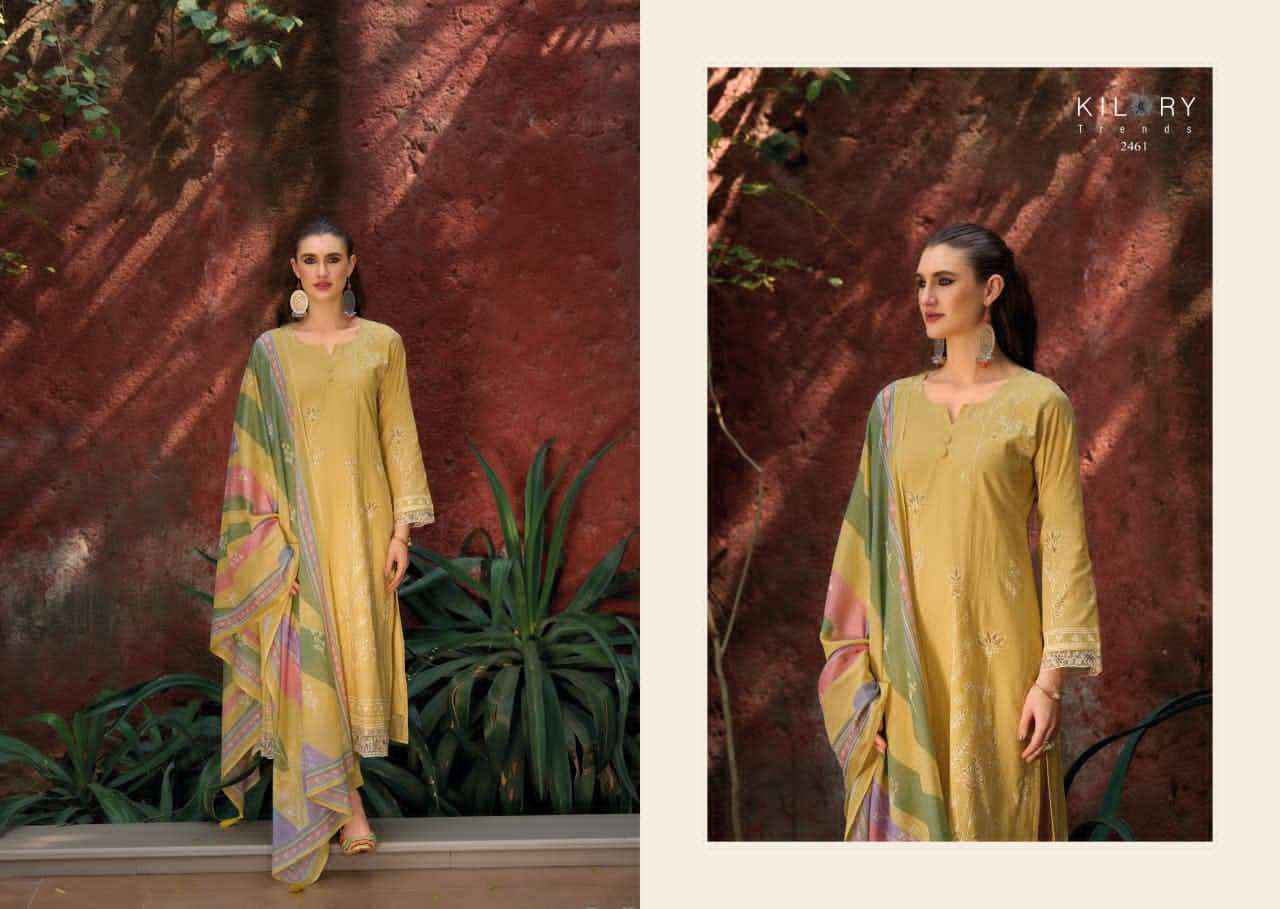 Kilory Trends Noosh Lawn cotton Dress Material Wholesale Supplier ( 6 Pcs Catalogue )