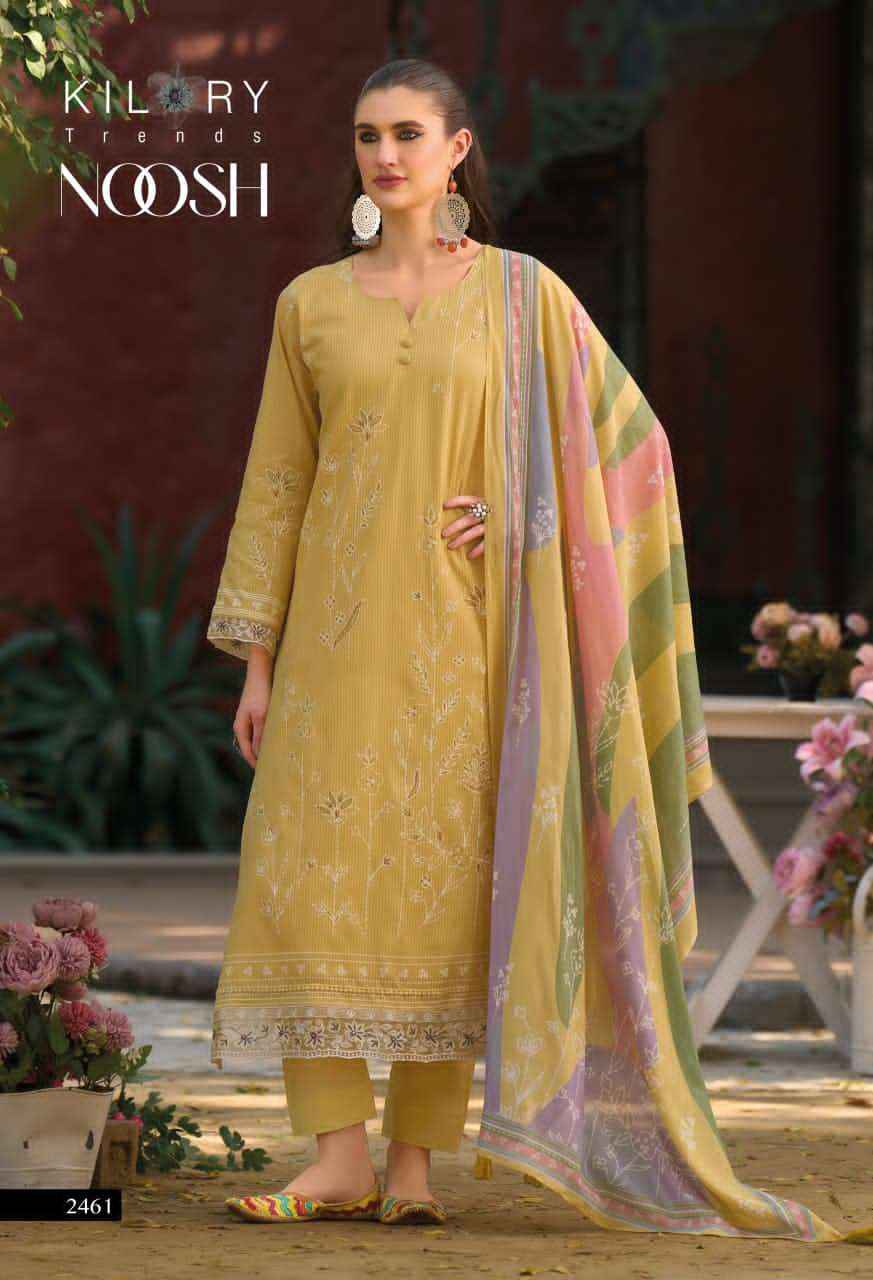 Kilory Trends Noosh Lawn cotton Dress Material Wholesale Supplier ( 6 Pcs Catalogue )