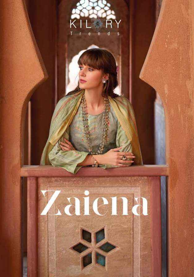 Kilory Trends Zaiena Lawn Cotton Dress Material Wholesale Collection ( 6 Pcs Catalog )