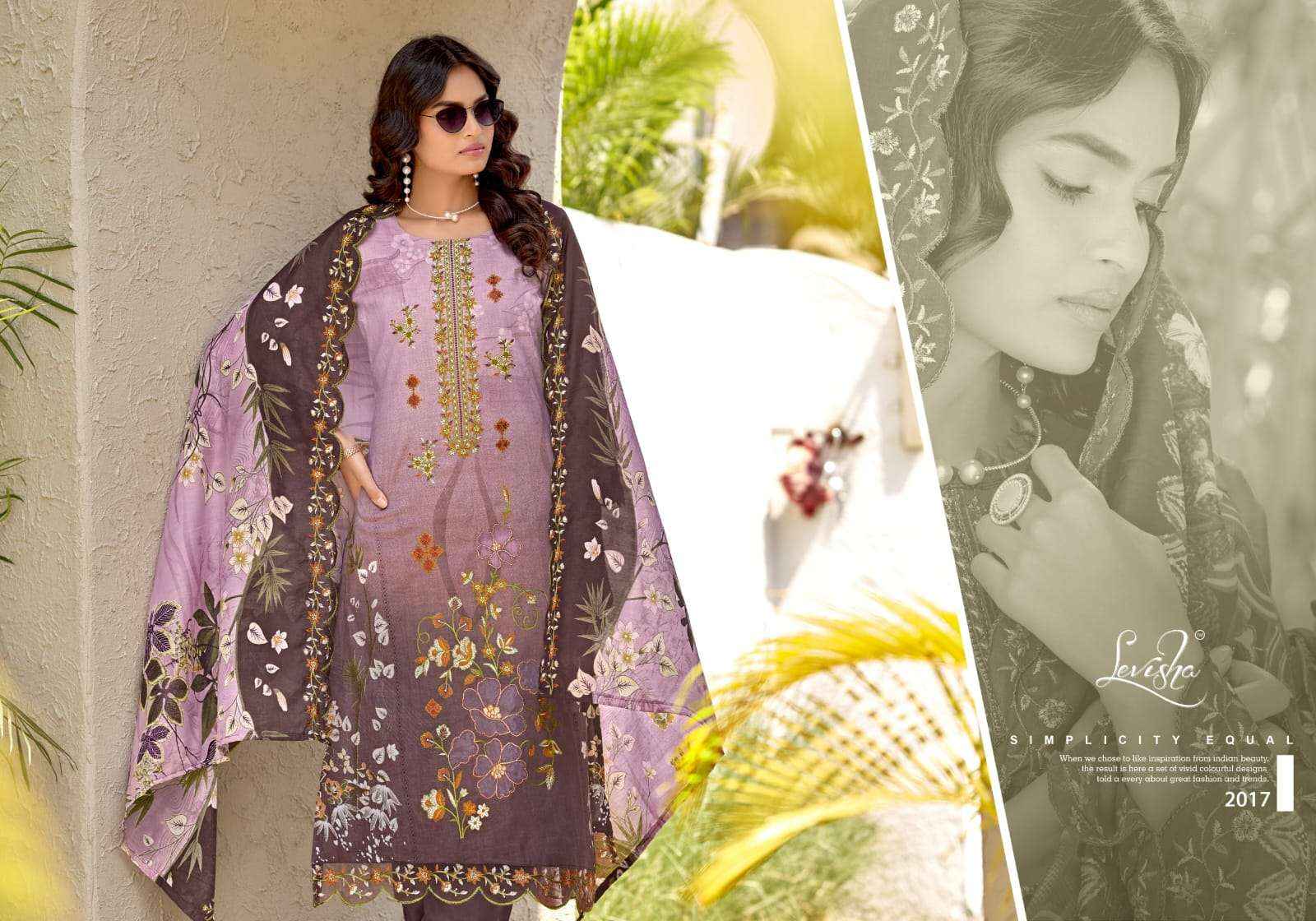 Levisha Mehbooba Vol 2 Cemric Lawn Cotton Dress Material Wholesale online Price ( 6 Pcs Catalogue )