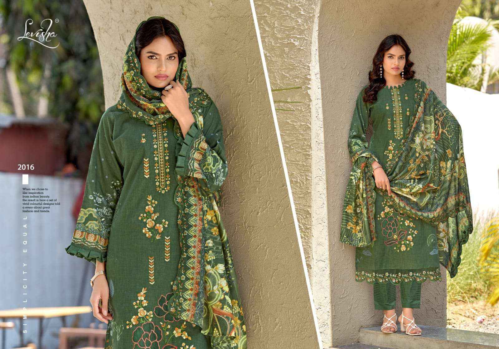 Levisha Mehbooba Vol 2 Cemric Lawn Cotton Dress Material Wholesale online Price ( 6 Pcs Catalogue )