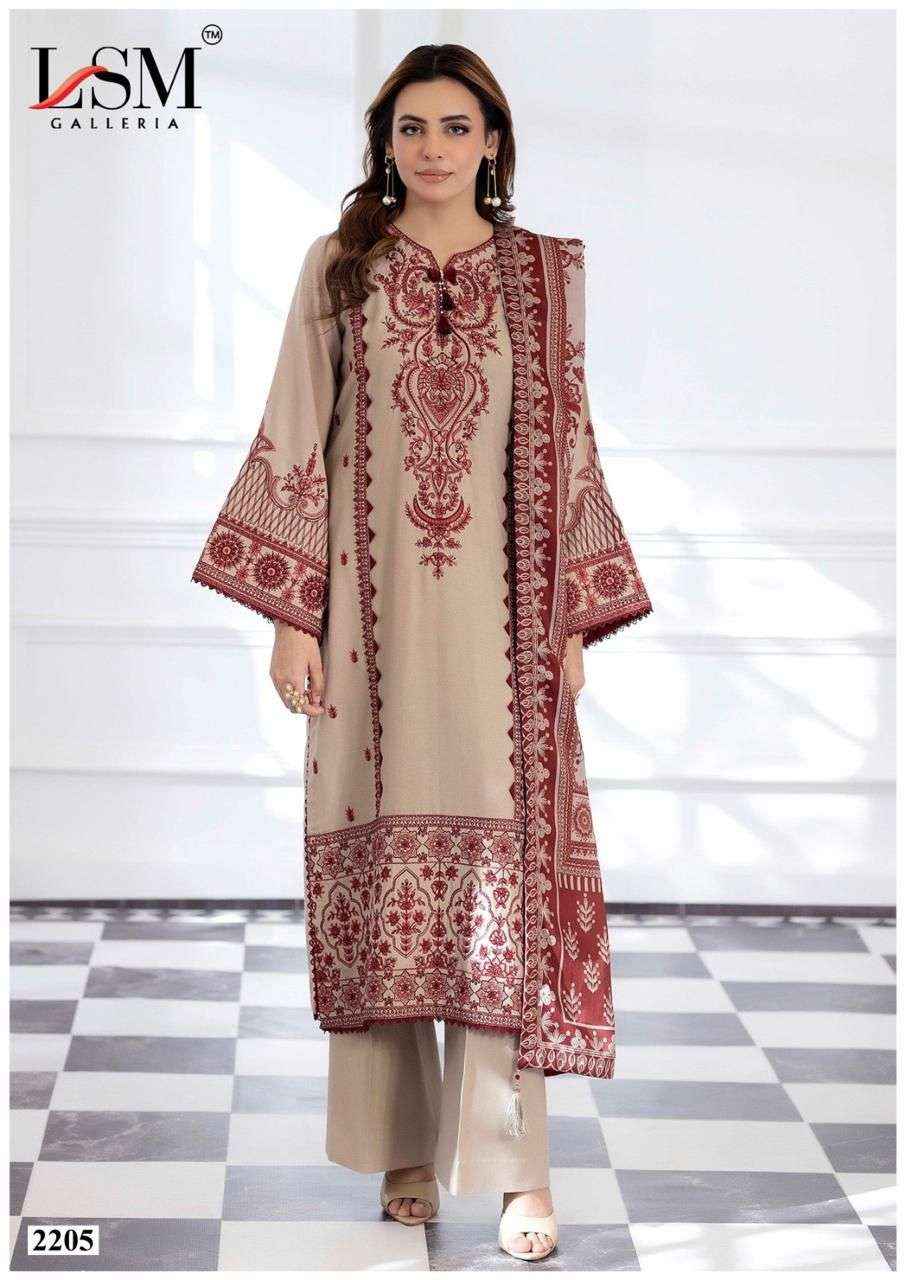 Lsm Parian Dream Vol 22 Lawn Cotton Dress Material Pakistani Suits Wholesale ( 6 Pcs Catalogue )