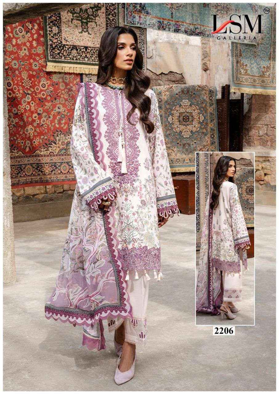 Lsm Parian Dream Vol 22 Lawn Cotton Dress Material Pakistani Suits Wholesale ( 6 Pcs Catalogue )