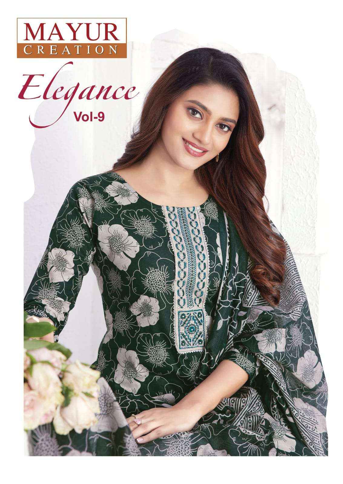 Mayur Creation Elegance Vol 9 Cotton Ready Made Suits Wholesale Price ( 10 Pcs Catalogue )