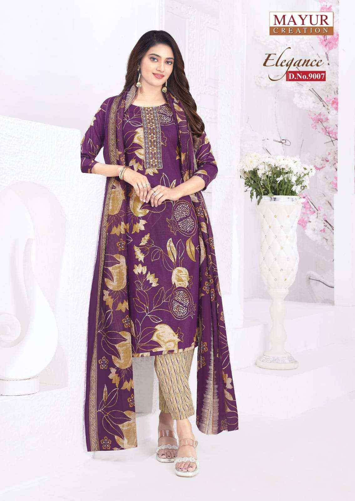 Mayur Creation Elegance Vol 9 Cotton Ready Made Suits Wholesale Price ( 10 Pcs Catalogue )