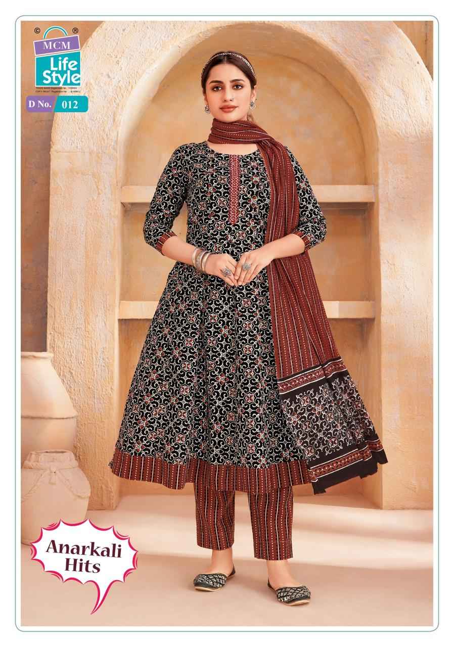 MCM Anarkali Hits Vol-1 Anarkali Style Kurti Pant With Dupatta Collection ( 10 Pcs Catalog )