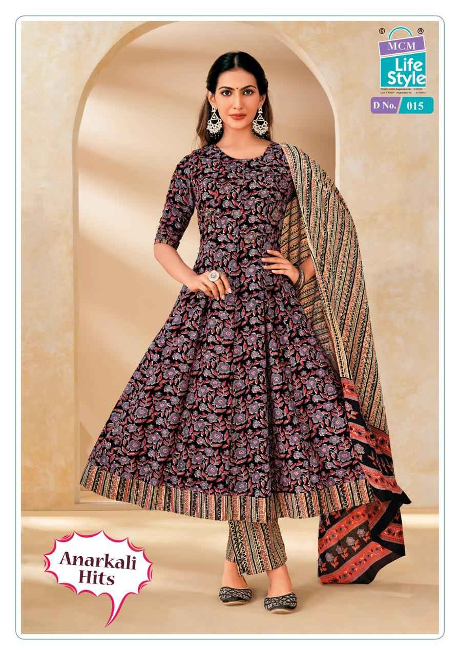 MCM Anarkali Hits Vol-1 Anarkali Style Kurti Pant With Dupatta Collection ( 10 Pcs Catalog )