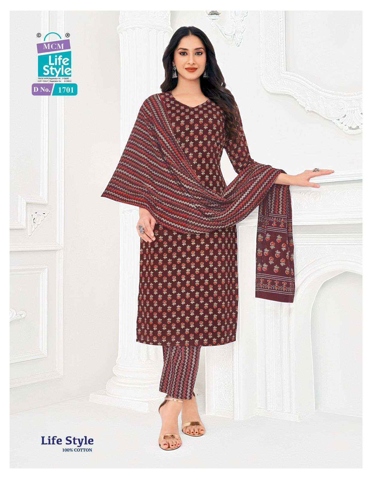 MCM Lifestyle Vol 17 Cotton Readymade Suits Wholesale Price ( 12 pcs Catalogue )