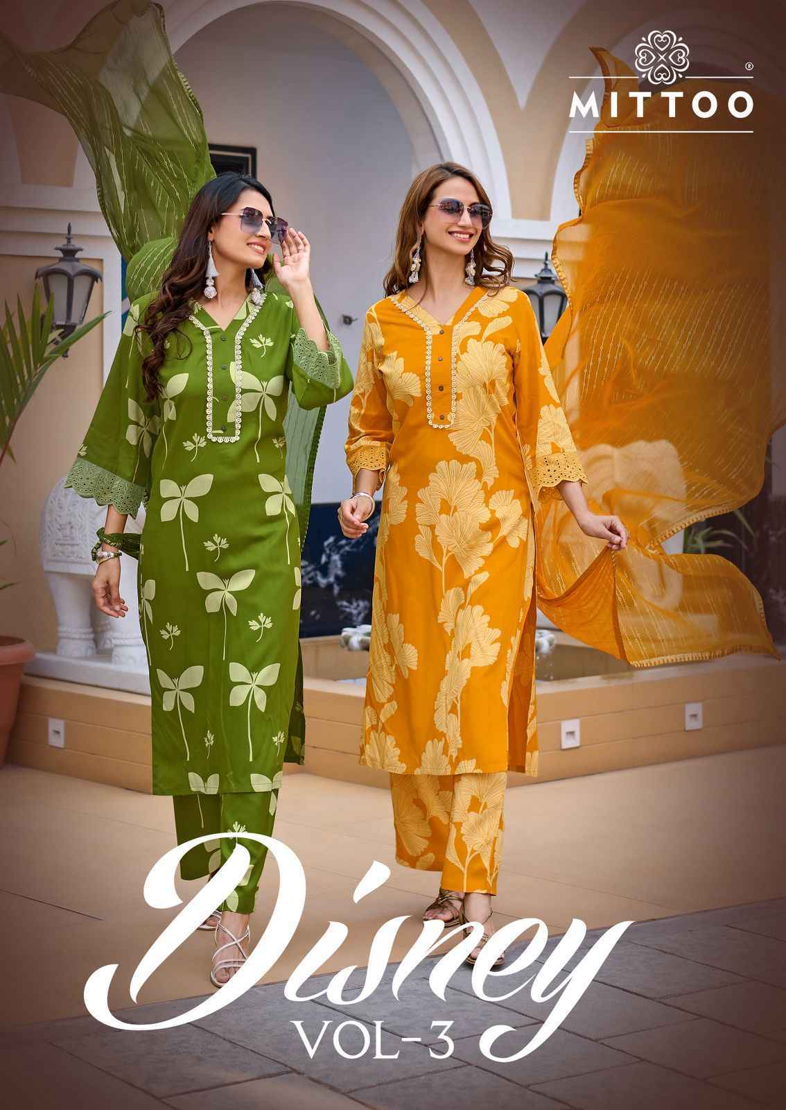 Mittoo Disney Vol 3 Rayon Kurti Combo Collection ( 6 Pcs Catalog )
