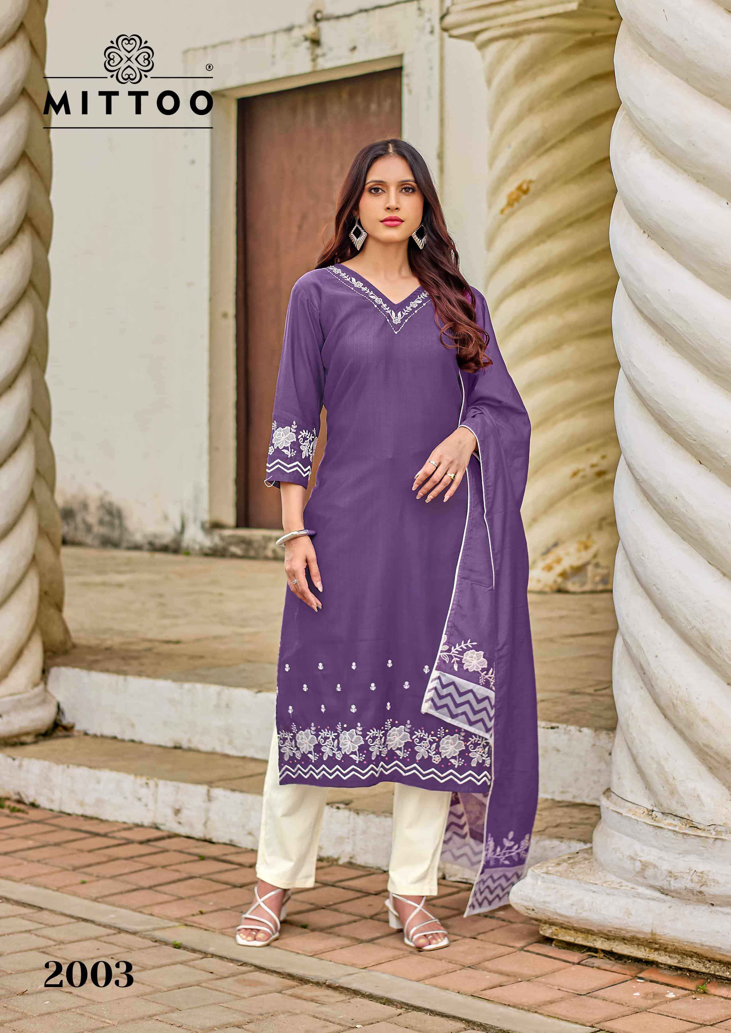 Mittoo Roopkala Premium Designs Kurti Bottom Dupatta Set Wholesale Collection ( 6 Pcs Catalog )