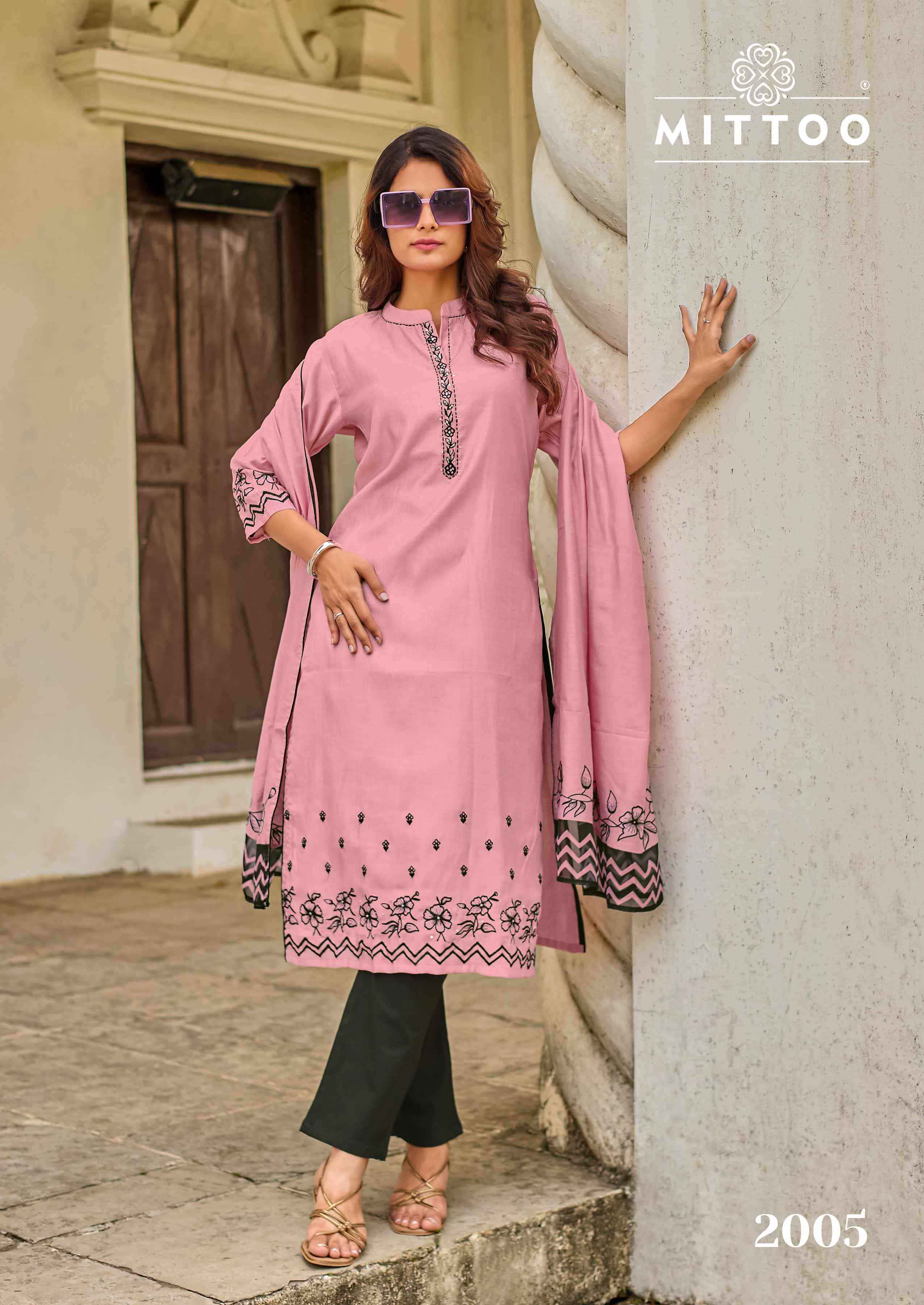 Mittoo Roopkala Premium Designs Kurti Bottom Dupatta Set Wholesale Collection ( 6 Pcs Catalog )