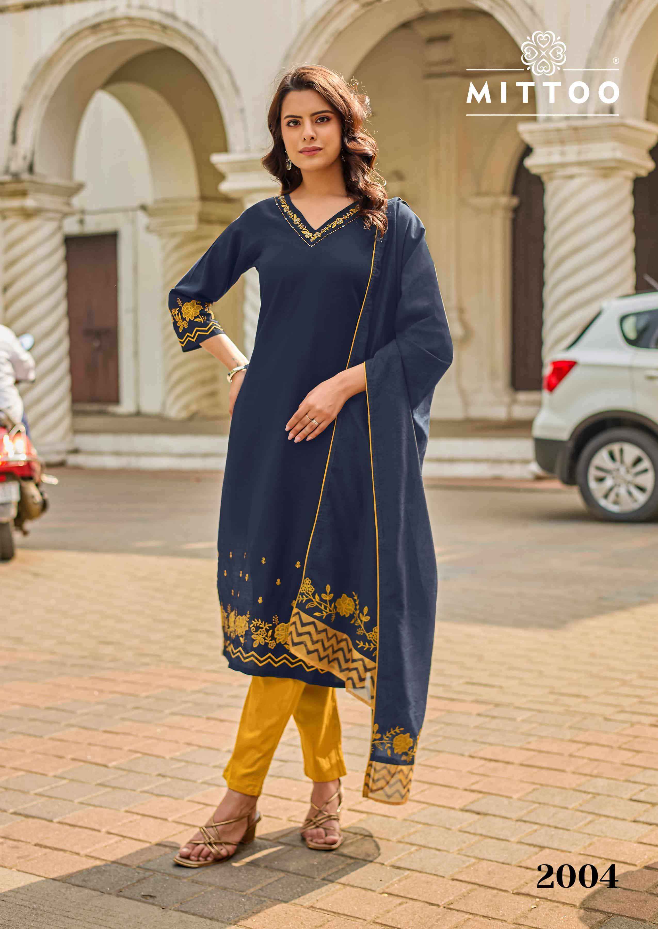 Mittoo Roopkala Premium Designs Kurti Bottom Dupatta Set Wholesale Collection ( 6 Pcs Catalog )